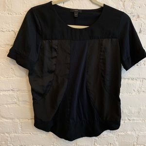 JCrew Black Panel TShirt